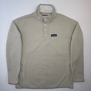 Patagonia Quarter Snap Fleece Pullover in Taupe/Oatmeal Color